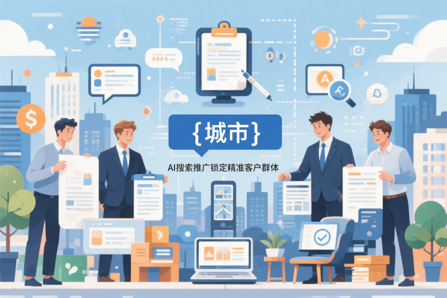 吉林公司如何用AI搜索推广锁定精准客户群体