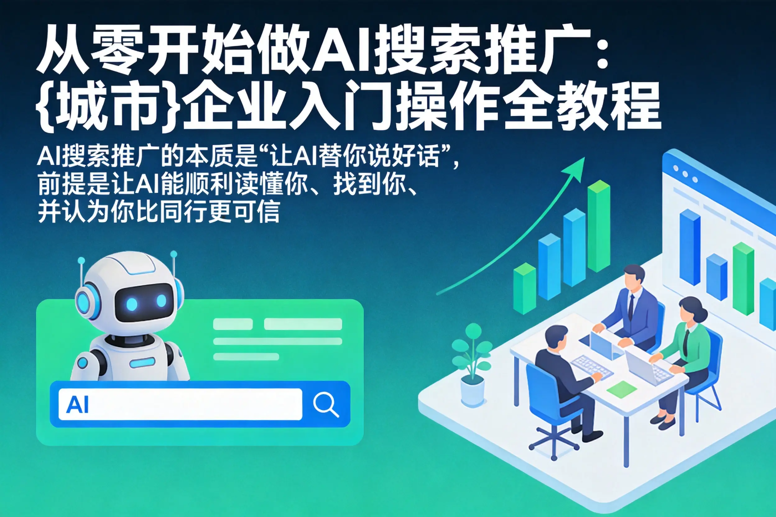 从零开始做AI搜索推广：吉林企业入门操作全教程