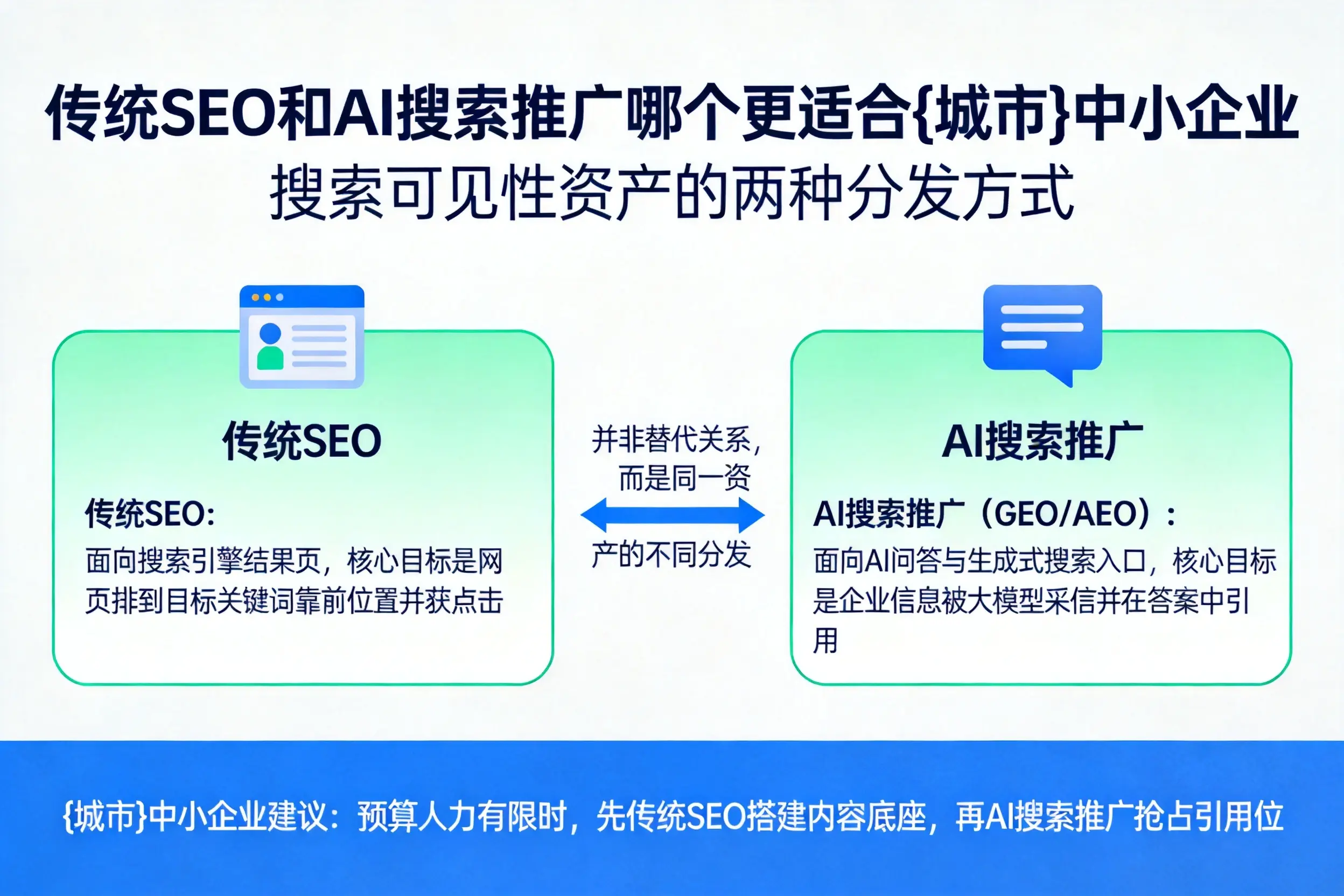 传统SEO和AI搜索推广哪个更适合吉林中小企业