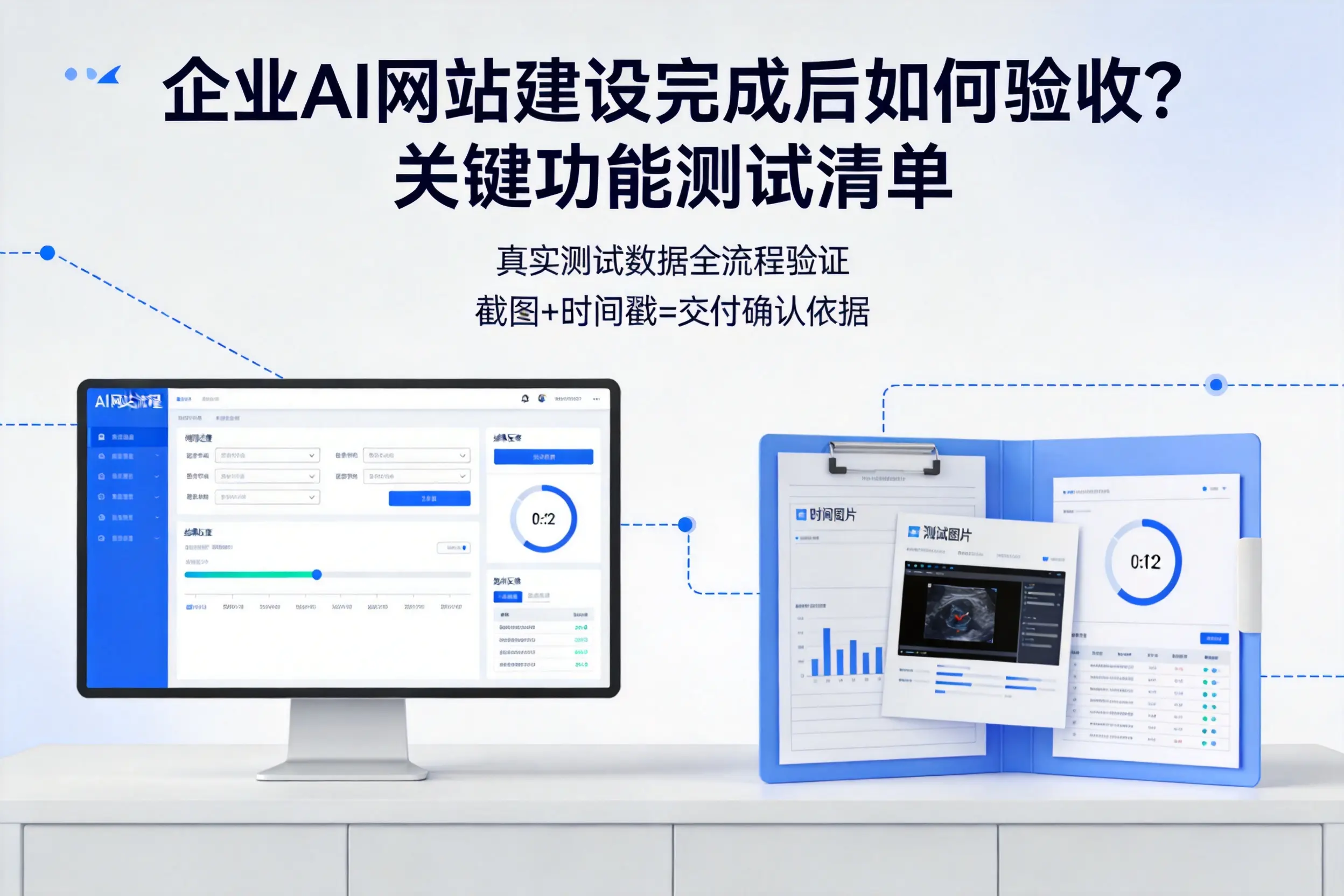吉林企业AI网站建设完成后如何验收？关键功能测试清单