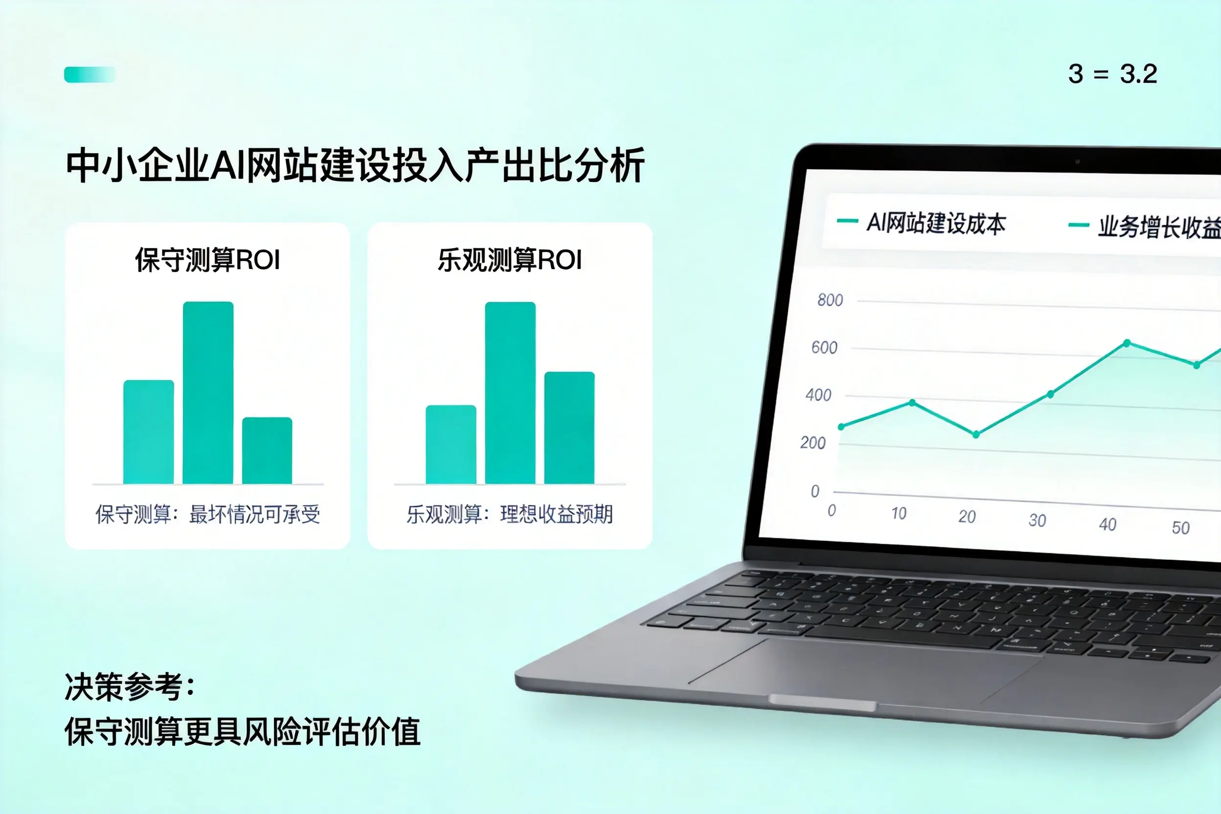 吉林中小企业AI网站建设投入产出比怎么算？先看这份分析