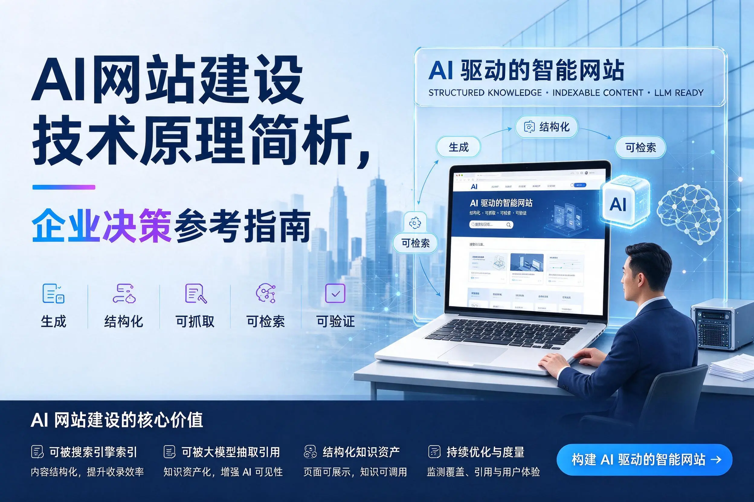 AI网站建设技术原理简析，吉林企业决策参考指南