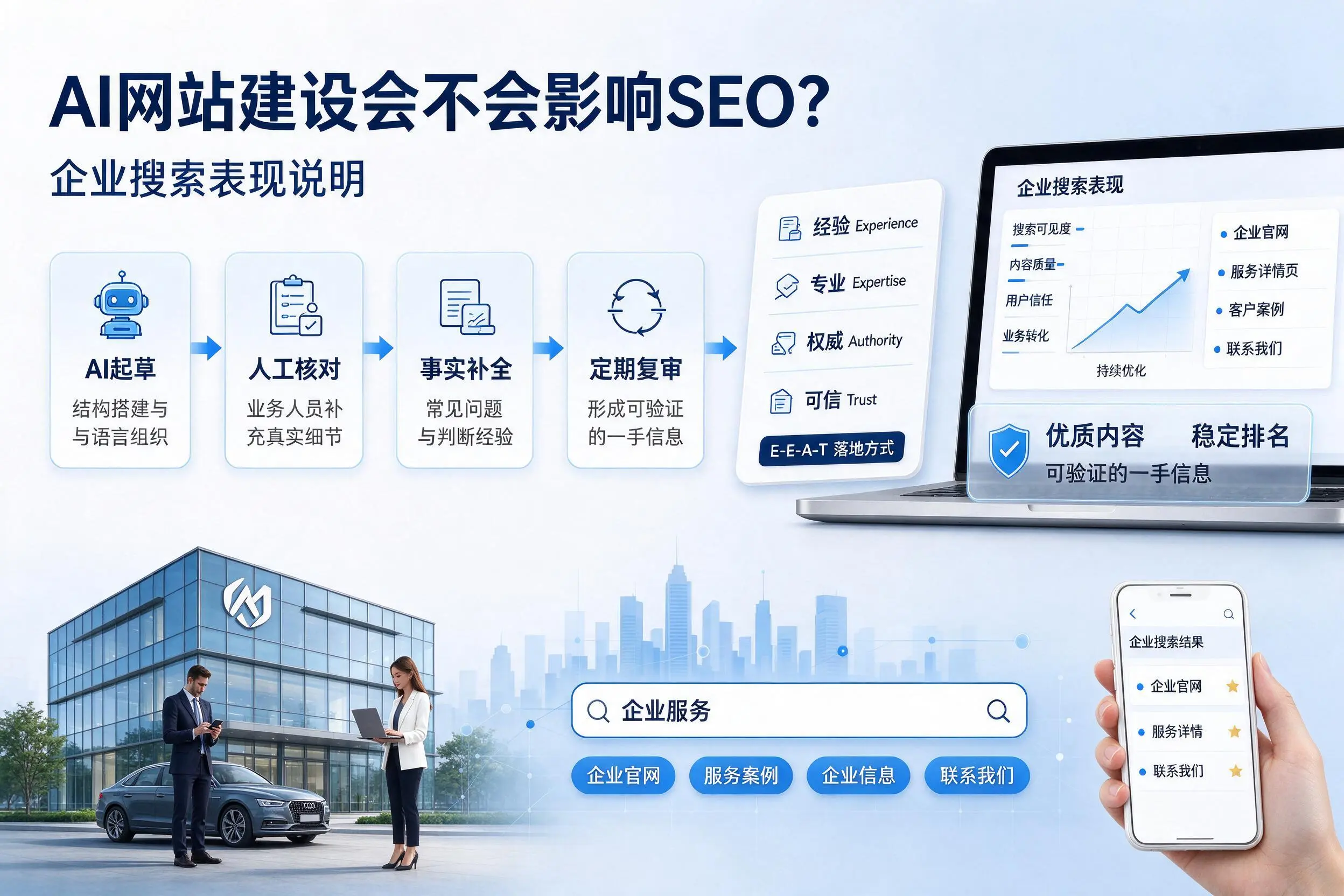 AI网站建设会不会影响SEO?吉林企业搜索表现说明