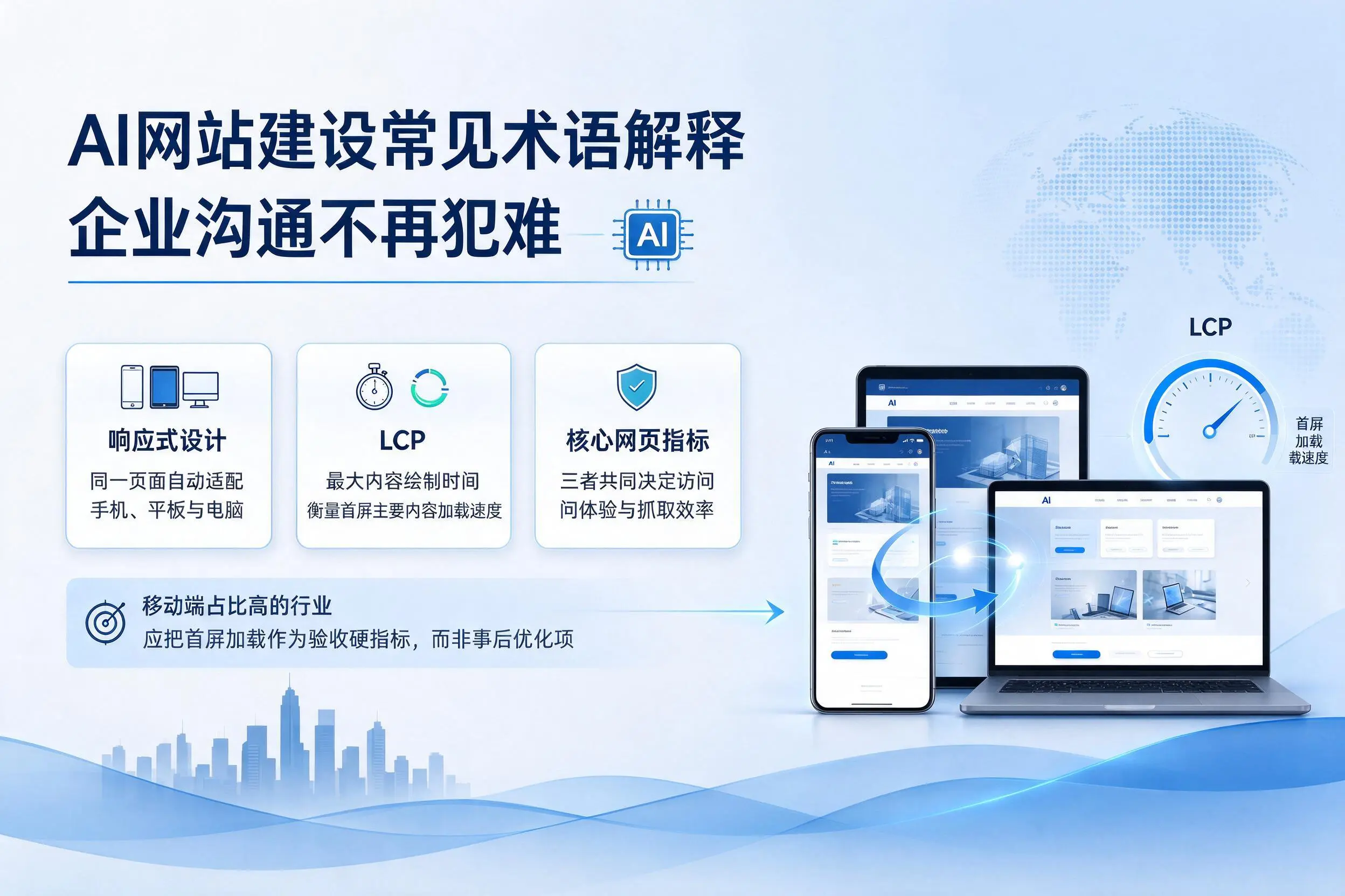 AI网站建设常见术语解释，吉林企业沟通不再犯难