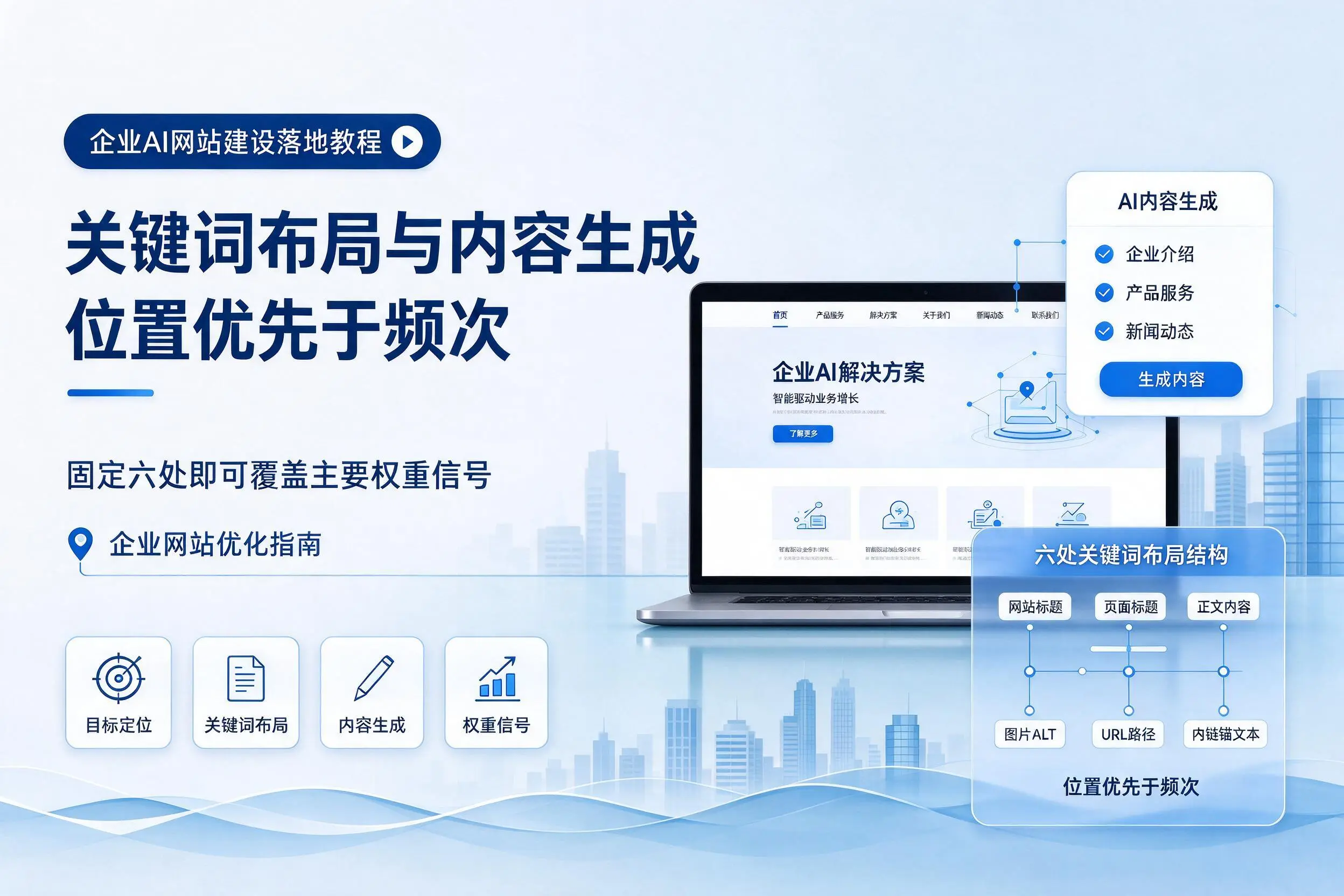 吉林企业AI网站建设落地教程：关键词布局与内容生成